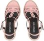 Sergio Rossi Sr Mermaid espadrilles met sleehak Roze - Thumbnail 4