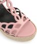 Sergio Rossi Sr Mermaid espadrilles met sleehak Roze - Thumbnail 5