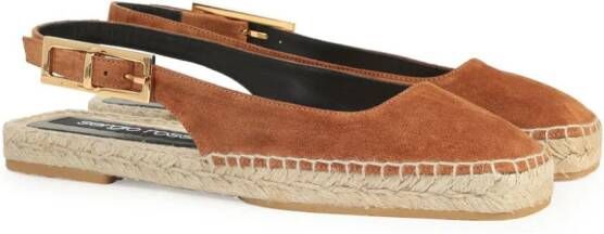 Sergio Rossi Sr Nora suède slingback espadrilles Bruin