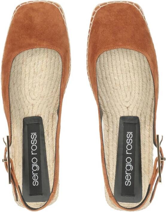 Sergio Rossi Sr Nora suède slingback espadrilles Bruin