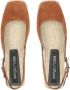 Sergio Rossi Sr Nora suède slingback espadrilles Bruin - Thumbnail 4