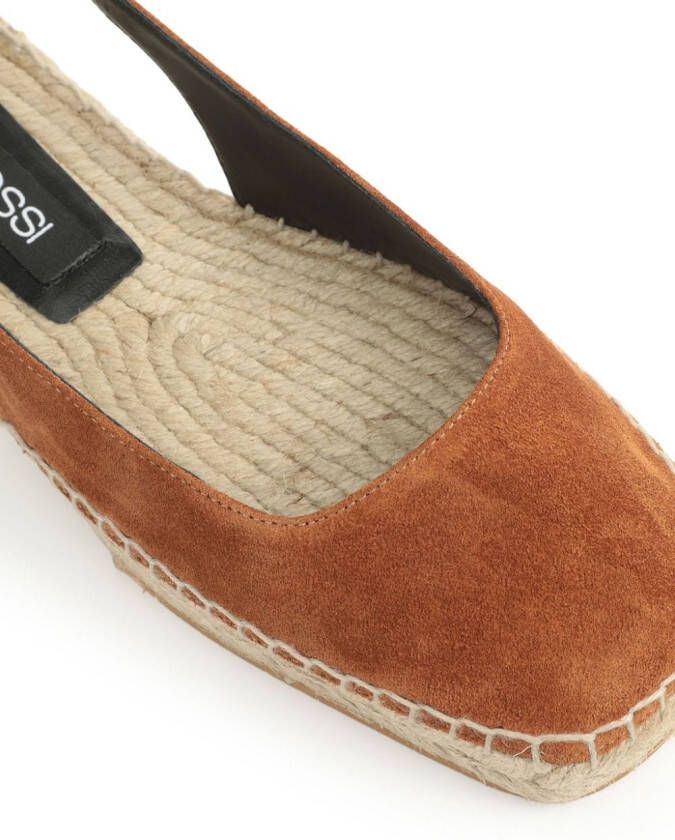 Sergio Rossi Sr Nora suède slingback espadrilles Bruin