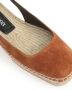 Sergio Rossi Sr Nora suède slingback espadrilles Bruin - Thumbnail 5