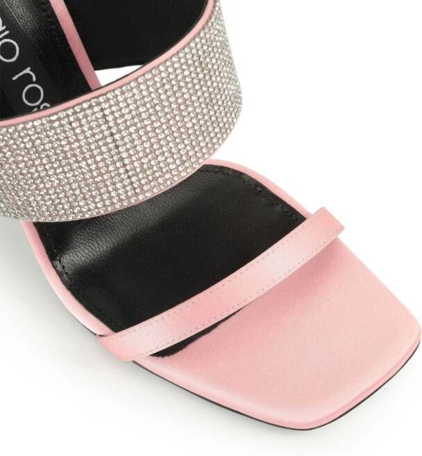 Sergio Rossi sr Paris sandalen verfraaid met stras Roze