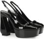 Sergio Rossi sr Rossi 85mm slingback pumps Zwart - Thumbnail 2