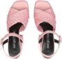 Sergio Rossi sr Seville sandalen met plateauzool Roze - Thumbnail 4