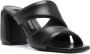 Sergio Rossi SR Songy leren sandalen Zwart - Thumbnail 2