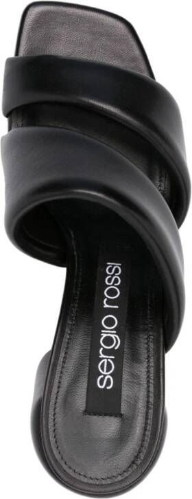 Sergio Rossi SR Songy leren sandalen Zwart