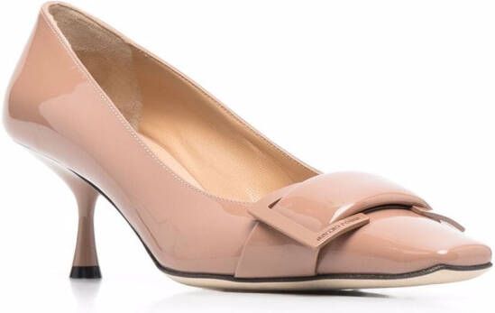 Sergio Rossi sr Twenty pumps met gespdetail Beige