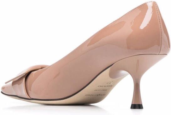 Sergio Rossi sr Twenty pumps met gespdetail Beige