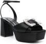 Sergio Rossi SR Twenty sandalen Zwart - Thumbnail 2