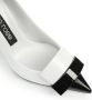 Sergio Rossi SR1 Cindy 75 mm leren pumps Wit - Thumbnail 5