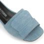 Sergio Rossi SR1 denim sandalen Blauw - Thumbnail 5