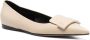 Sergio Rossi SR1 leren flatjes Beige - Thumbnail 2
