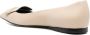 Sergio Rossi SR1 leren flatjes Beige - Thumbnail 3