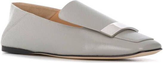 Sergio Rossi Sr1 loafers met logoplakkaat Grijs