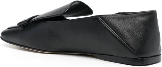 Sergio Rossi SR1 leren loafers Zwart