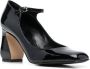 Sergio Rossi SR1 pumps met blokhak Zwart - Thumbnail 2