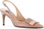 Sergio Rossi sr1 slingback sandalen Beige - Thumbnail 2