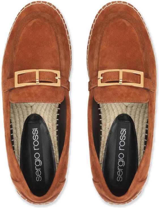 Sergio Rossi Sr1 suède loafer Bruin