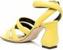 Si Rossi Leren sandalen Geel - Thumbnail 3