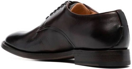 Silvano Sassetti Leren Oxford schoenen Zwart