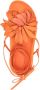 Silvia Tcherassi Idania sandalen met bloemenpatch Oranje - Thumbnail 4