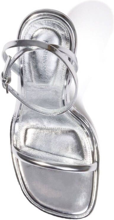 Simkhai Metallic sandalen Zilver