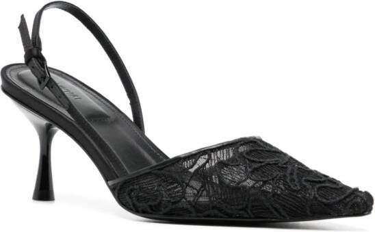 Simkhai Dylan 70mm slingback pumps Zwart