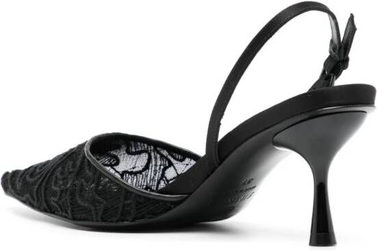 Simkhai Dylan 70mm slingback pumps Zwart