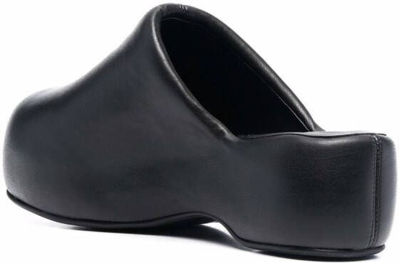 Simon Miller Bubble slippers van imitatieleer Zwart