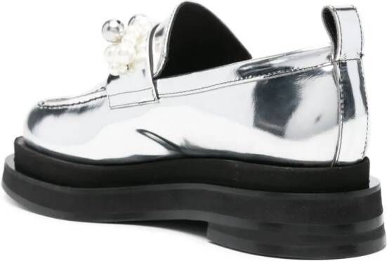 Simone Rocha Loafers met plateauzool Zilver