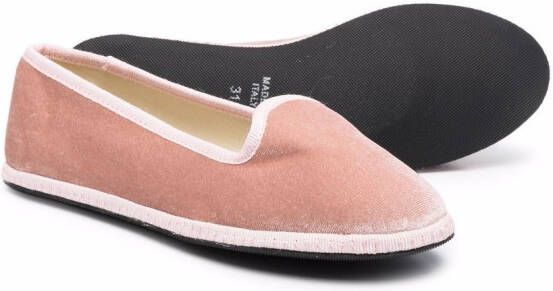 Siola Fluwelen loafers Roze