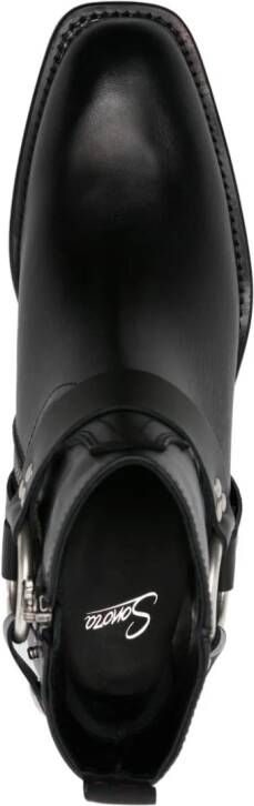 Sonora Dulce Belt 60 mm leren laarzen Zwart