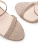 Sophia Webster champagne glitter rosalind 100 leather sandals Metallic - Thumbnail 4