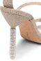 Sophia Webster champagne glitter rosalind 100 leather sandals Metallic - Thumbnail 5