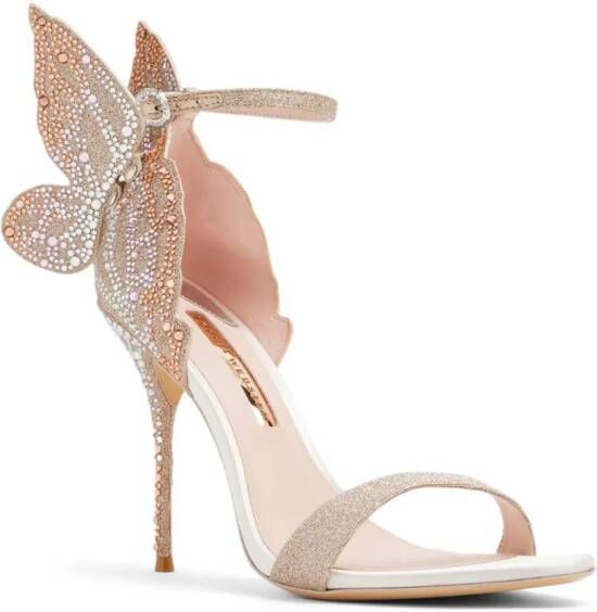 Sophia Webster Chiara crystal-embellished sandals Goud