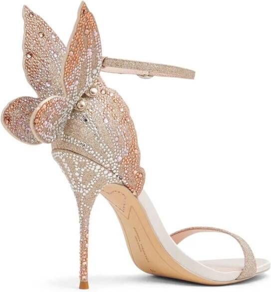 Sophia Webster Chiara crystal-embellished sandals Goud
