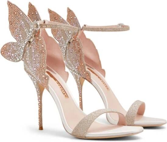 Sophia Webster Chiara crystal-embellished sandals Goud