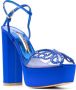 Sophia Webster Farfalla sandalen met plateauzool Blauw - Thumbnail 2