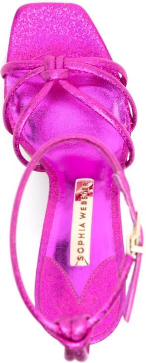 Sophia Webster Flo flamingo confetti sandalen Roze