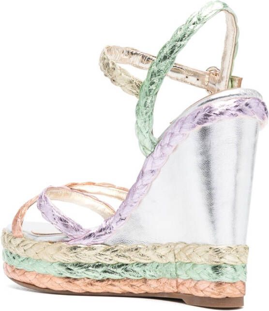 Sophia Webster Ines espadrilles met sleehak Paars