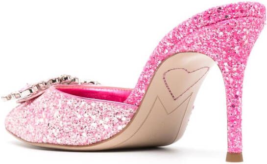 Sophia Webster 85 mm Margaux muiltjes Roze