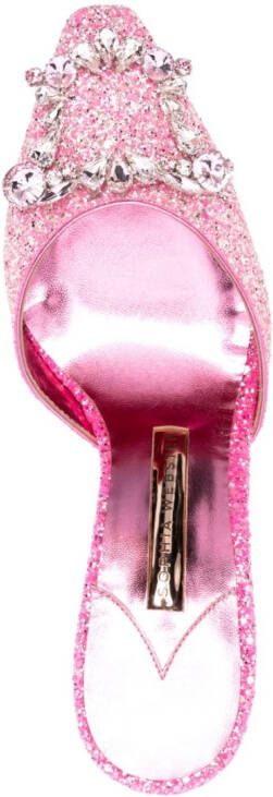 Sophia Webster 85 mm Margaux muiltjes Roze