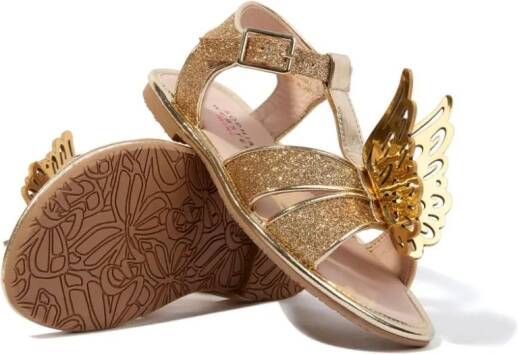 Sophia Webster Mini Celeste lakleren sandalen Goud