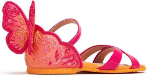 Sophia Webster Mini Chiara leren sandalen Roze