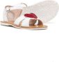 Sophia Webster Mini Sandalen met hart patch Wit - Thumbnail 2