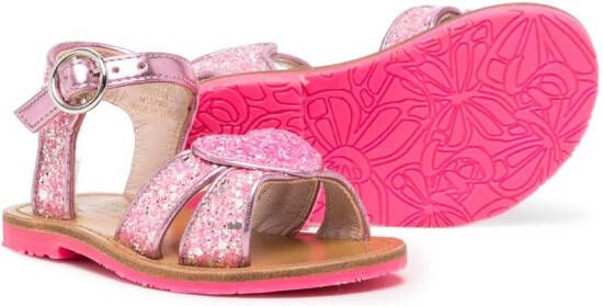 Sophia Webster Mini Sandalen van imitatieleer Roze