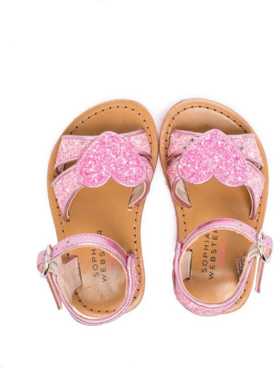 Sophia Webster Mini Sandalen van imitatieleer Roze