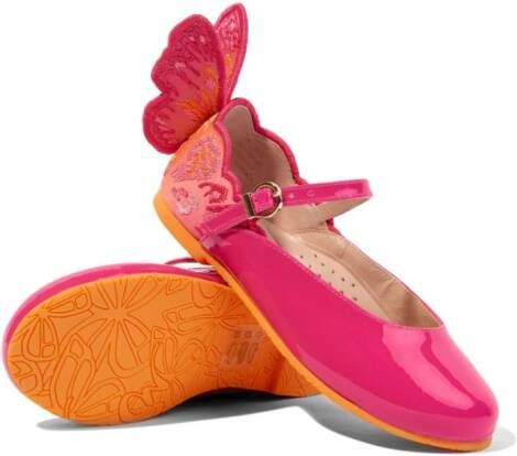 Sophia Webster Mini Heavenly leren ballerina's Roze